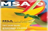 Download MSA News (issue 34) as a PDF