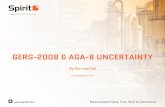 GERG-2008 & AGA-8 UNCERTAINTY