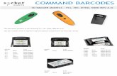 Command Barcodes Sheet