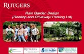 Rain Garden Design (Rooftop and Driveway/ Parking Lot)