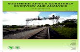 Southern Africa Quarterly Review and Analysis – 1st Quarter 2014 ...