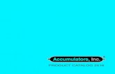 Accumulators, Inc. Entire Product Catalog
