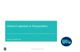 Unilever's approach to Transportation