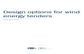 Design options for wind energy tenders
