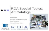 RDA Special Topics Art Catalogs
