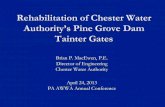 Rehabilitation of Chester Water Authority's Pine Grove Dam Tainter ...