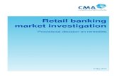 Retail banking market investigation: provisional decision on remedies