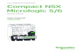 Compact NSX Micrologic 5/6 User manual 2009