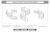 Metal Spiral Stair Kit Installation Manual