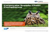 Corporate Supply Chain Compliance: An Executive Guide