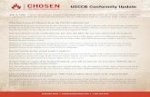 Chosen USCCB Conformity Update