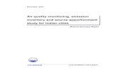 Air quality monitoring, emission inventory and source apportionment ...