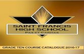 Grade 10 Course Catalogue Jan 2016-2017 fixed