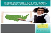 Children's Vision and eye health: A snapshot of current national issues