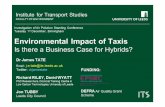Environmental Impact of Taxis Is there a Business Case for Hybrids
