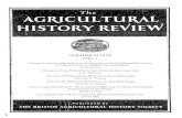 Agricultural History Review Volume 21 (1973)