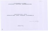 manual on irrigation and power channels