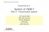"System of ISDB-T" – Transmission system