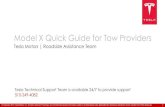 Model X Quick Guide for Tow Providers