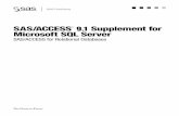 SAS/ACCESS 9.1 Supplement for Microsoft SQL Server (SAS ...