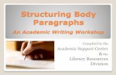 Structuring Body Paragraphs An Academic Writing Workshop