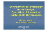 Psychological factors affecting self-sustaining buildings (Rich Wener)