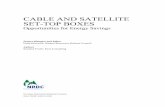 NRDC Issue Paper: CABLE AND SATELLITE SET-TOP BOXES ...