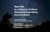Red Hat in a Mission Critical Standard Operating Environment
