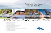 Acoustic Interface Design Guide