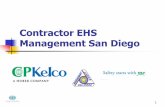 Contractor EHS Management