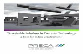 “Sustainable Solutions in Concrete Technology-