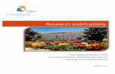 Consolidated Report Research Publications