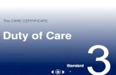 What is a duty of care?