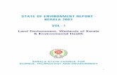 STATE OF ENVIRONMENT REPORT - KERALA 2007 VOL - I