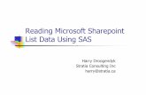 2012 Reading Microsoft Sharepoint List Data Using SAS
