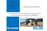Assessment of Water Supply and Sanitation in Amhara Region
