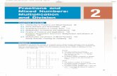 Fractions and Mixed Numbers: Multiplication and Division