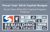 Fiscal Year 2016 Capital Budget