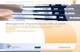 Management of psychosocial risks at work: An analysis