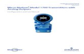 Micro Motion Model 1700 Transmitters with Analog Outputs ...