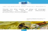 Study on the state of play of energy efficiency of heat and electricity ...