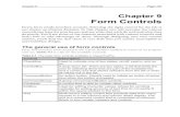 Chapter 9 Form Controls