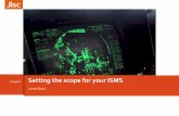 Setting the scope for your ISMS