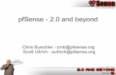 pfSense 2.0 and beyond - BSDCan 09
