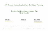 NIIT Basics, Trustee Net Investment Income Tax "Crib Sheets ...