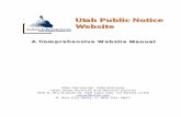 Utah Public Notice Website