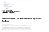 1955 December: 'The New Brutalism' by Reyner Banham