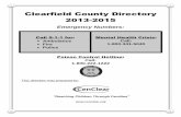Clearfield County Directory 2013-2015 - CenClear