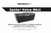 Spider Valve MkII Advanced Guide Addendum - Spider FX Infusion ...
