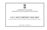 C.P.C. RATE CONTRACT 2016-2017